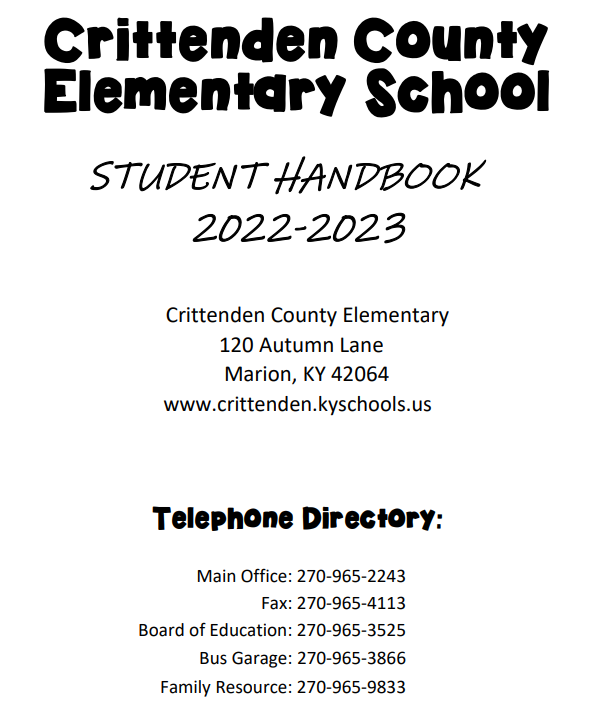 CCES Student Handbook