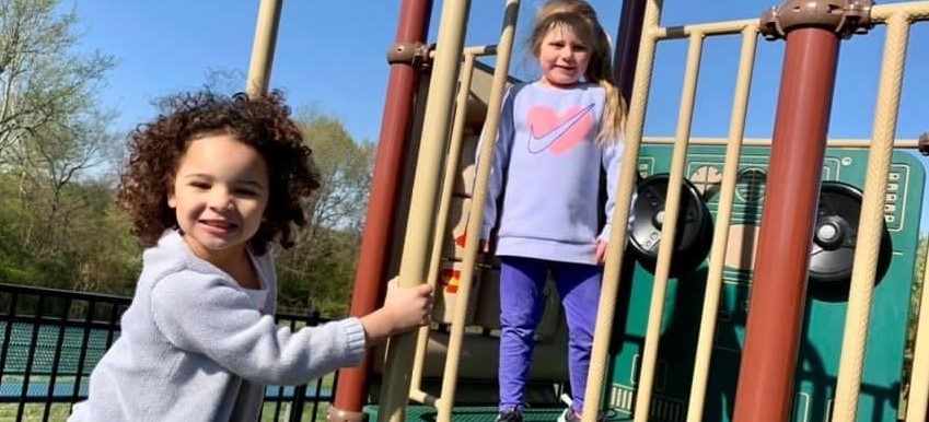 On the playground 